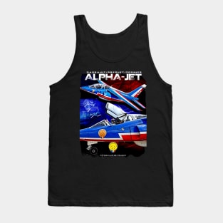 Alpha Jet Patrouille de France Advanced Trainer Aircraft Tank Top